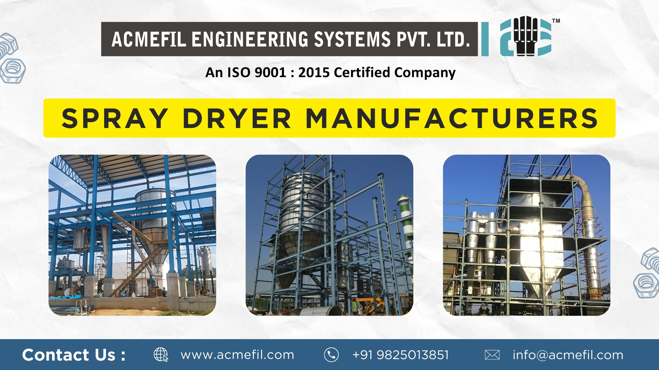 spray dryer manufacturers